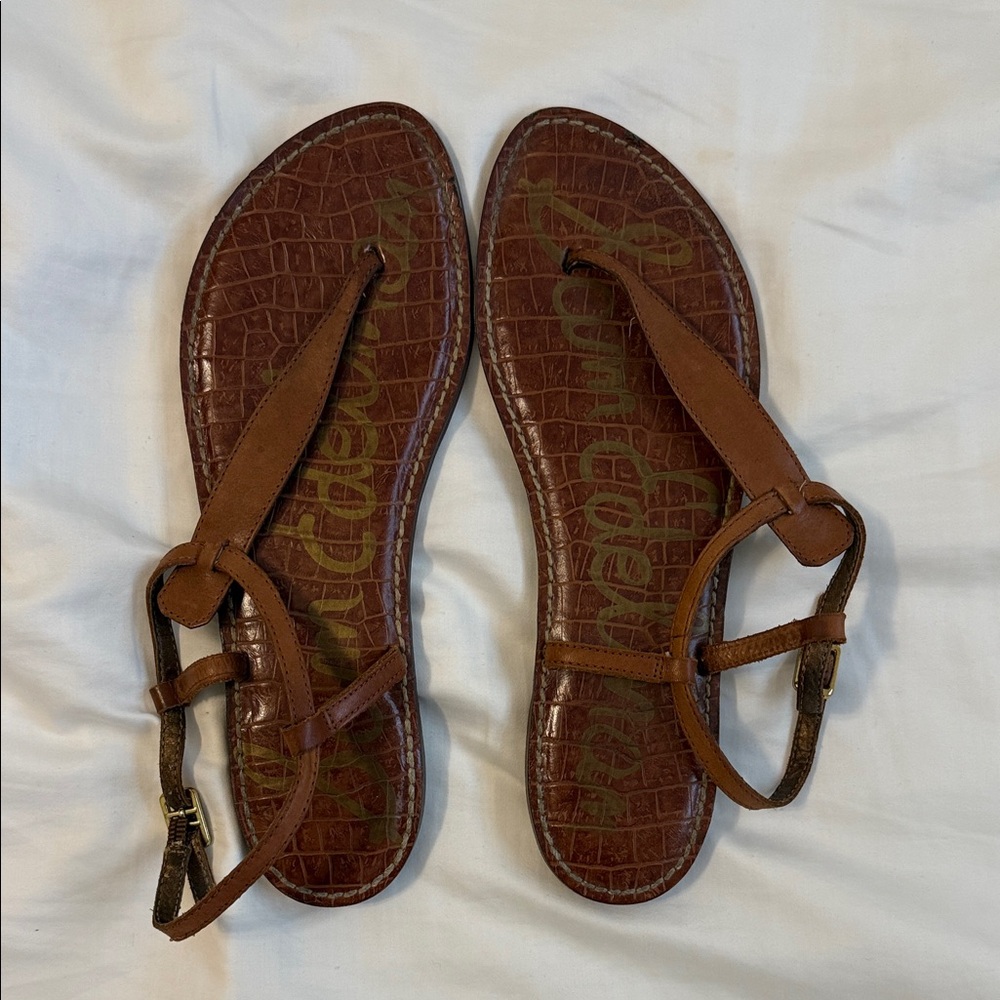 Sam Edelman Tan Leather Sandals